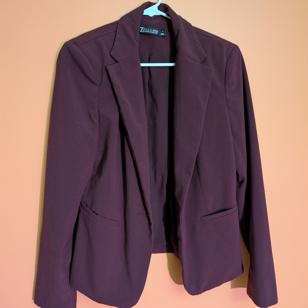 NY&Co Wine Blazer